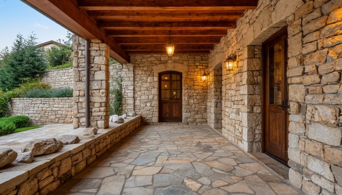 Как облицевать цоколь камнем самостоятельно