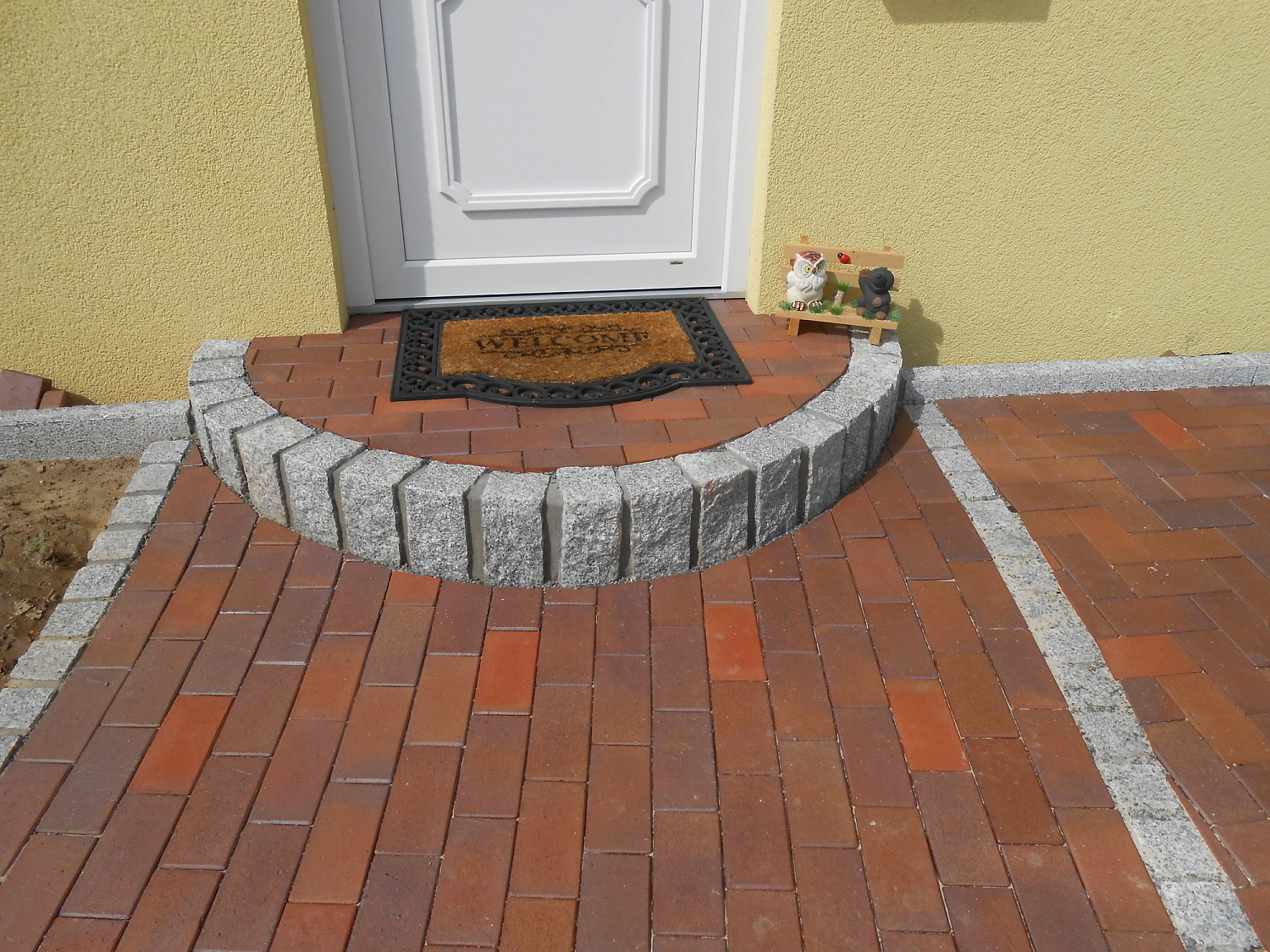 Фото клинкерной брусчатки. Кирпич тротуарный для замощения (Lode)