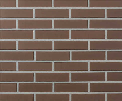 Облицовочная керамическая неглазурованная плитка Brunis гладкая коричневый 250x10x65