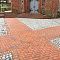Фото клинкерной брусчатки. Кирпич тротуарный для замощения (Lode)