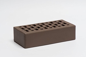 Керамический облицовочный кирпич TEREX одинарный гладкий Какао 1 НФ, ГОСТ 530-2012