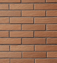 Облицовочная керамическая неглазурованная плитка Vecais Rūdis ретро светло-коричневый 250x10x65
