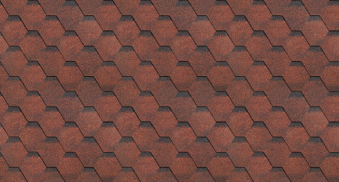 Гибкая черепица Соната красная (финская коллекция) Технониколь