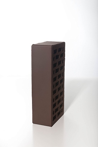 Керамический облицовочный кирпич одинарный пустотелый гладкий Коричневый 1 НФ ГОСТ 530-2012