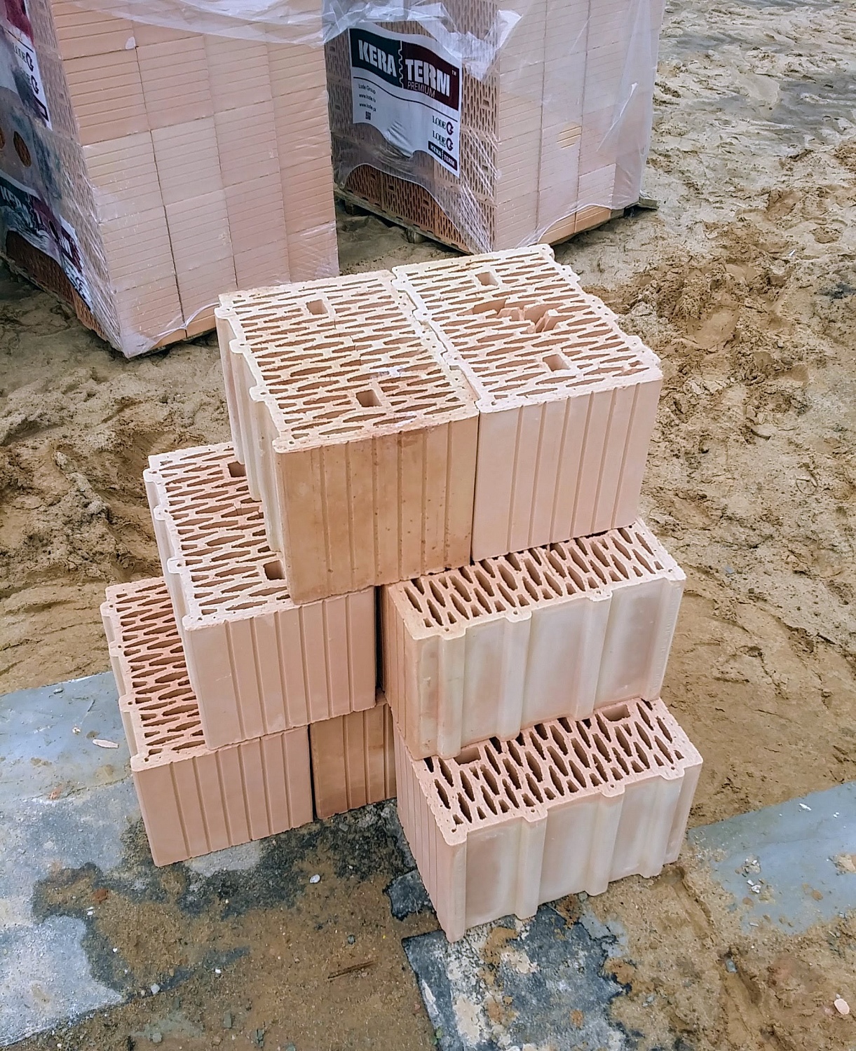 Керамический блок Keraterm 38 красный 250x380x238