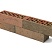 Керамический облицовочный кирпич пустотелый Баварская кладка Кора дуба с песком 0,7 НФ