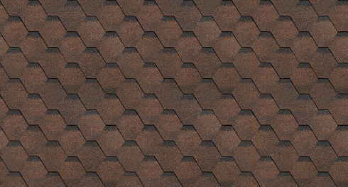 Гибкая черепица Соната коричневая (финская коллекция) Технониколь