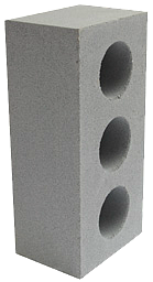 Кирпич силикатный серый облицовочный пустотелый 1,4 НФ, М 175-200 (пресс немецкий)