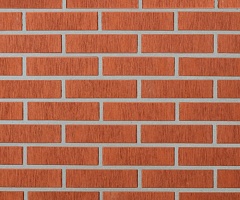 Облицовочная керамическая неглазурованная плитка Asais Janka штриховая красный 250x10x65