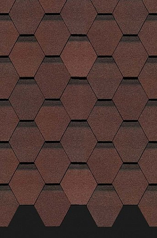 Гибкая черепица ШЕФФИЛД ЗРЕЛЫЙ КАШТАН DOCKE PIE PREMIUM