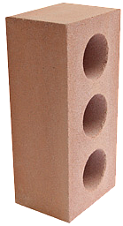 Кирпич силикатный оранжевый облицовочный пустотелый 1,4 НФ, М 175-200 (пресс немецкий)