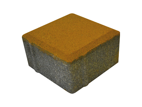 Тротуарная плитка Красота под ногами Квадрат "Желтый"