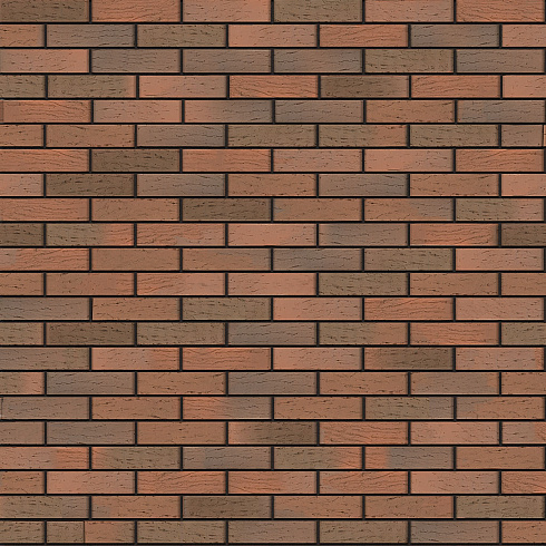 Керамический облицовочный кирпич пустотелый Баварская кладка рифленая 1 НФ 