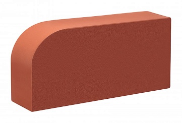 Кирпич керамический лицевой гладкий радиусный R60 Красный (1 НФ)