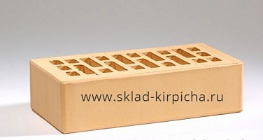 Кирпич лицевой керамический одинарный соломенный М175 ГОСТ 530-2012