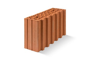 Блок керамический POROMAX -380 1/2 D (доборный) 5,4 НФ ГОСТ 530-2012 (поризованный)