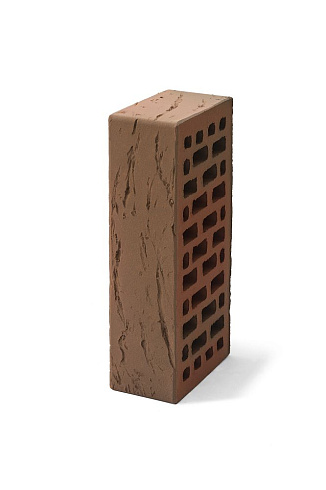 Керамический облицовочный кирпич пустотелый Баварская кладка рифленая 1 НФ 