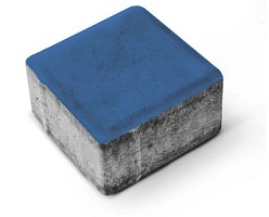 Тротуарная плитка "КВАДРАТ"60 мм,цвет Синий