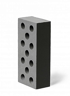 Кирпич дымчатый облицовочный силикатный 1 НФ, М 175-200