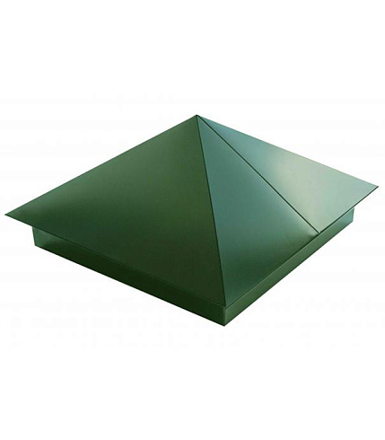 Колпак для забора Зеленый