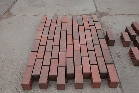 Кирпич Баварcкая кладка флеш обжиг Графит  Дуб 1,4 НФ (Вышний Волочёк)